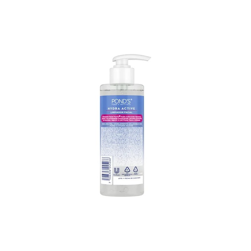 Limpiador Facial Pond’s Ácido Hialurónico + Vitamina B3 200ml –