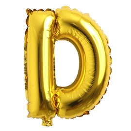 32 inch Letter Balloons Gold Alphabet Number Balloons Foil Mylar Party Wedding Bachelorette Birthday Bridal Shower Graduation Anniversary Celebration Decoration (32 INCH GOLD D)