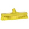 Vikan 70606 Deck Scrub, 11-3/4" Polyester Bristle, Yellow