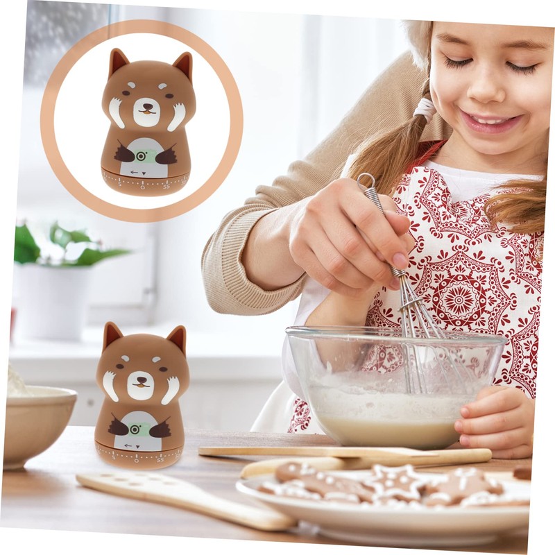 ABOOFAN Animal Shape Mechanical Timer Practical Countdown Timer for Cooking