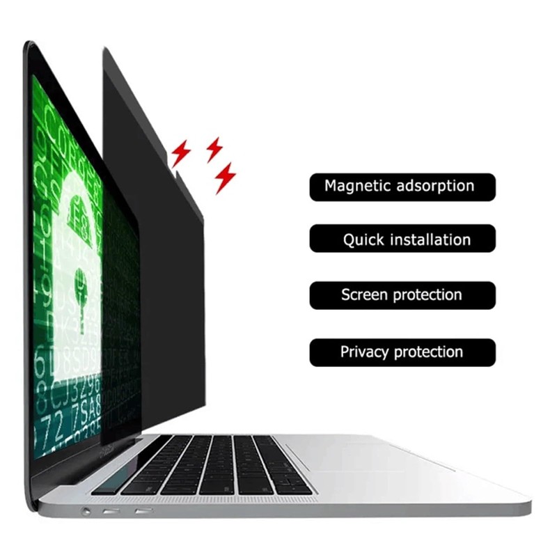 For 15.6 Inch Laptop Privacy Screen Filter Reversible Anti-Glare Filter