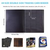 WAIZHIUA Trading Card Album 540 Pockets Trading Cards Sleeves Water