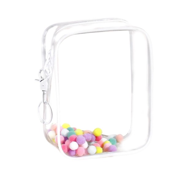 Protective Doll Case, Display Case for Dolls with Keychain and