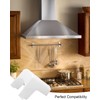 Range Hood Light Lens Cover Fit for Broan Nutone 34000