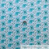 Signature BonEful Fabric FQ Cotton Quilt Blue Aqua White Llama