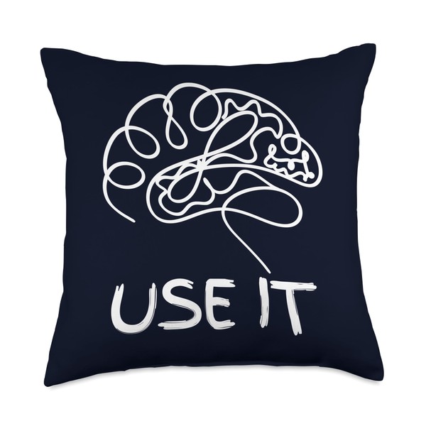 Funny "Use It" Brain Smart Logic Humor IT Thinker Nerd