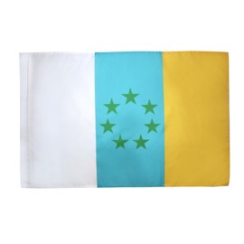 AZ FLAG Canary Islands Independentist Flag 3' x 5' for a pole - Canarias nationalist flags 90 x 150 cm - Banner 3x5 ft with hole