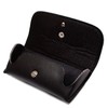 Calabria Double Snap Belt Loop Eyeglass Case Black Brown Variety