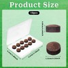 Mozeat Lens 10 Pieces Billiard Pool Cue Tips Pool Stick