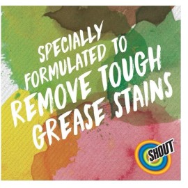 Shout! Factory Shout Advanced Grease Busting Foam, Laundry Stain Remover, Oil and Grease Stain