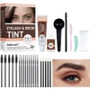 2 en 1 Tinte de Pestañas y Cejas,Kit de Laminación