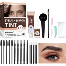 2 en 1 Tinte de Pestañas y Cejas,Kit de Laminación de Cejas,Kit Profesional de Levantamiento de Cejas, DIY de Levantamiento de Cejas para Dar Forma...