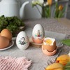 Sheepworld 48511 Egg Cup Shaker Set with "Schön" Motif |