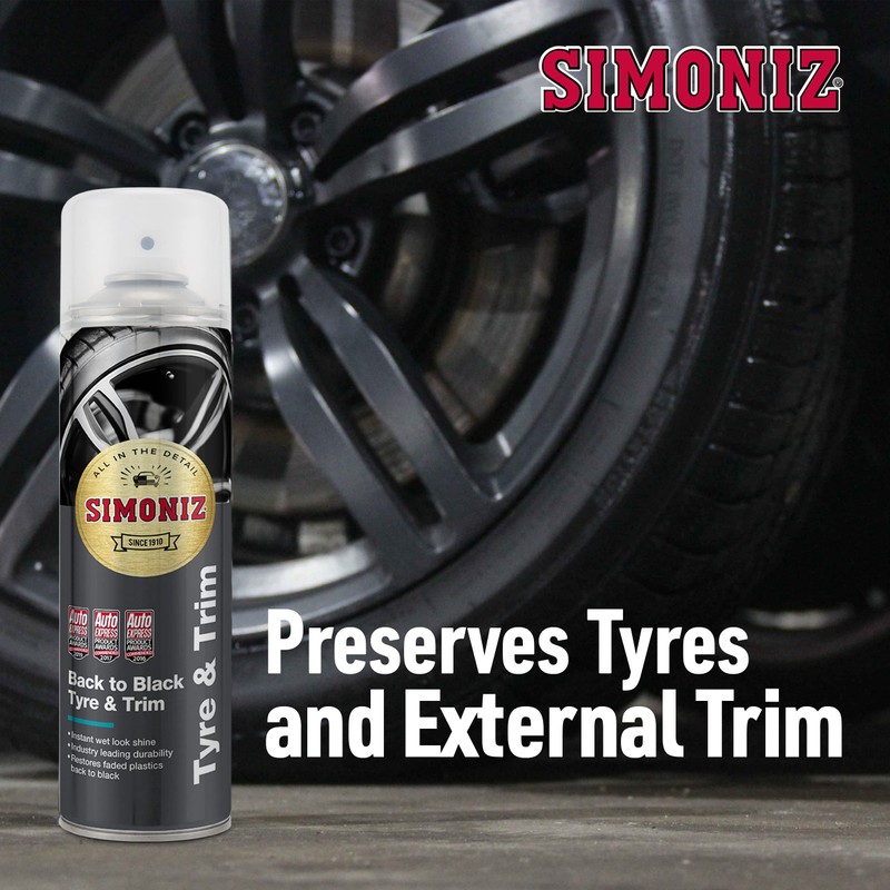 Simoniz SAPP0189A Tyre & Trim Shine, Black , 500 ml