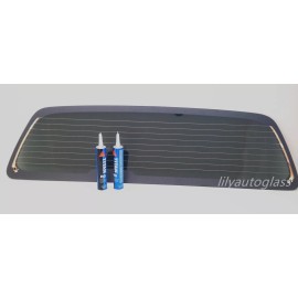 NAGD Fits 2005-2021 Nissan Frontier Rear Window Back Glass Stationary Heated W/ Glue