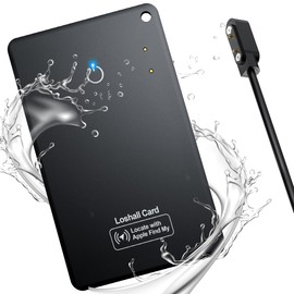 Air Wallet Tracker Tag (iOS Only), Bluetooth Tracker Works with Apple Find My, | Rechargeable | Water-Resistant | Item Finder, Locator for Tracking Luggage, Wallet, Key, Suitcases, Bags