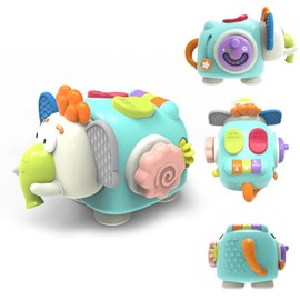 WIIBAAHO Montessori Toys for 1 Year Old, Busy Board Toddler Toys Age 1-2, Toys for 1 Year Old Boy Educational Activities Sensory Toys Baby Toys 12-18 Months, One Year Old Birthday Gifts for Boy Girl