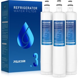 PeliCori 847200 Water Filter Replacement for Fisher & Paykel 847200, Fisher & Paykel Model Number E522, E422, E402 (3 Pack)