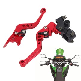 Motorcycle Brake Master Cylinder Clutch Lever, Universal 7/8'' 22mm Handlebar Left & Right Set for CRF50 CRF70 KLX SSR TTR 110 125 150 200 Dirt Pit Bike ATV Mini Bike