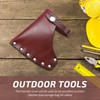 Leather Hatchet Lid Leather Cover Snap Sheath Head Hatchet Protector