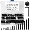 CYLBAQ 360pcs M4 Nuts and Bolts Assorted Set, 6mm to