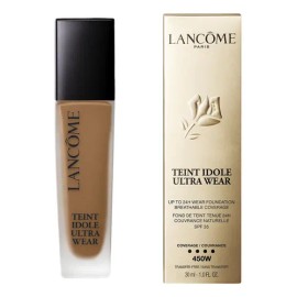 Lancôme Teint Idole Ultra Wear – Base de Maquillaje Mate, Cobertura Completa y Transpirable, con Vitamina E, Ácido Hialurónico, SPF 35 y 24H,30ml,450W
