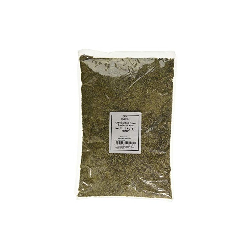 Old India Black Pepper Cracked 18 Mesh 1kg