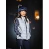 LeMieux Eleanor Reflective Pom Hat Silk - Navy Blue