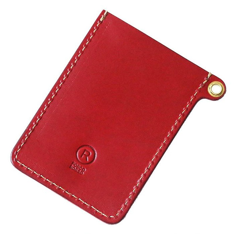 Polcolosso Vertical Pass Case with Grommets, Original Tochigi Leather, Made