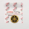 45mm Diameter YAMAHA Tuning Fork Decal Sticker Emblem Logo Black/Gold