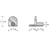 YFFSFDC Shelf Dowel Inserts Shelf Support Pins Metal Household Hardware