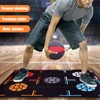 Basketball Training Mat, Basketball Footstep Mat Black Mute 2mm Thick