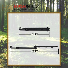 Highwild Tree Stand Folding Bow Hanger Gear Hanger Multi Hanger - Pack of 3