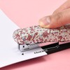 Blueshyhall Crystal Handmade Bling Dazzling Stapler for Desk, Office, School,