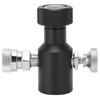 G1/2-14 CO2 Refill Adapter Connector Black Soda ASA Release Valve
