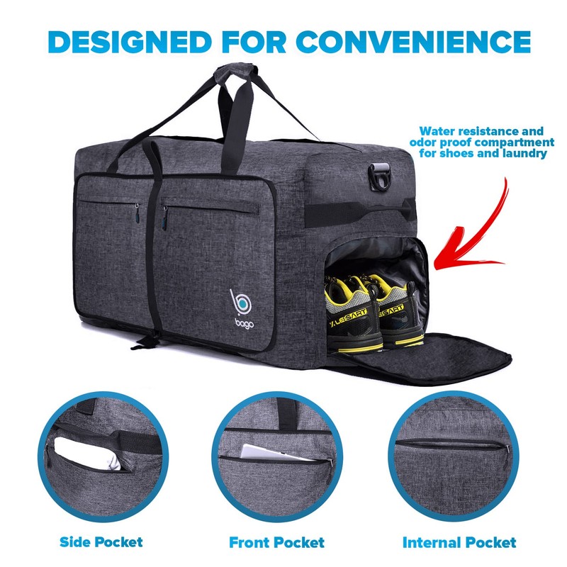 bago Holdall Bags for Men & Women - 100L Spaciously