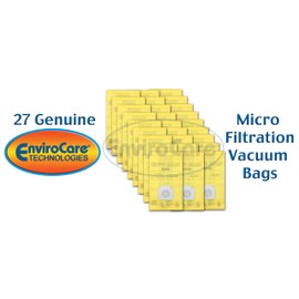 Envirocare Premium Replacement Multi-layer Micro Filtration Vacuum Bags Compatible with Kenmore Canister Vacuums Type C/Q. 5055, 50557 and 50558 Panasonic Type C-5, 27 pack