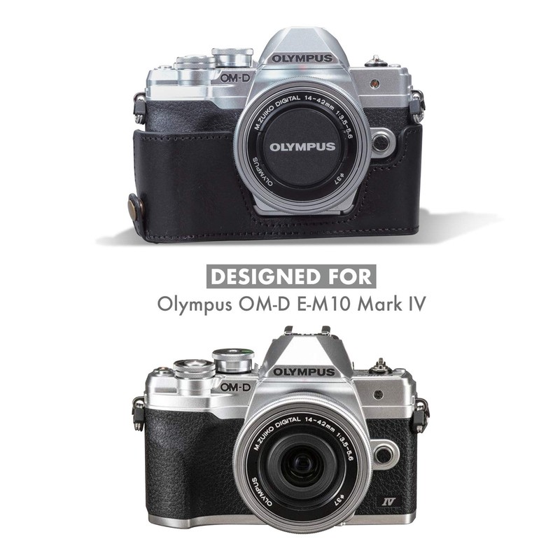 MegaGear MG1932 Ever Ready Genuine Leather Camera Case compatible with