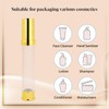 6Pcs 1oz 30ml Clear Airless Pump Bottles with Funnel, Refillable