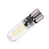 10pcs 12V W5W T10 194 Glass COB Filament LED Car