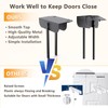 2 Metal Bifold Door Locks Adjustable Double Door Lock Kit