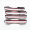 CYAuto Chrome Carbon Fiber Gloss Black Exterior Door Handle Cover