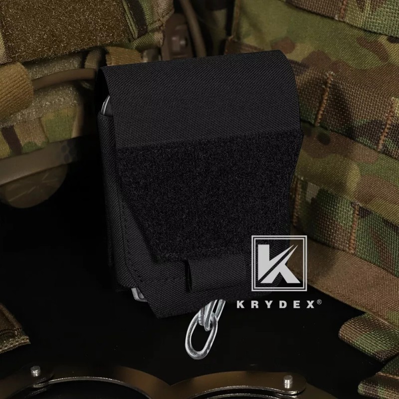 KRYDEX Tactical Handcuff Pouch Low Profile Cuff Holster MOLLE /