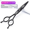 Professional Hair Scissors & Thinning Scissors Set - Black -