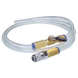 Mityvac MVA7210 ATF Refill or Top-Off Hose Adapter Kit for Sealed Transmission, Includes 5' Hose Assembly, Clear Tubing, Brass Ball Valve, Quick-Change Coupler, 15 Foreign and Domestic Adapters