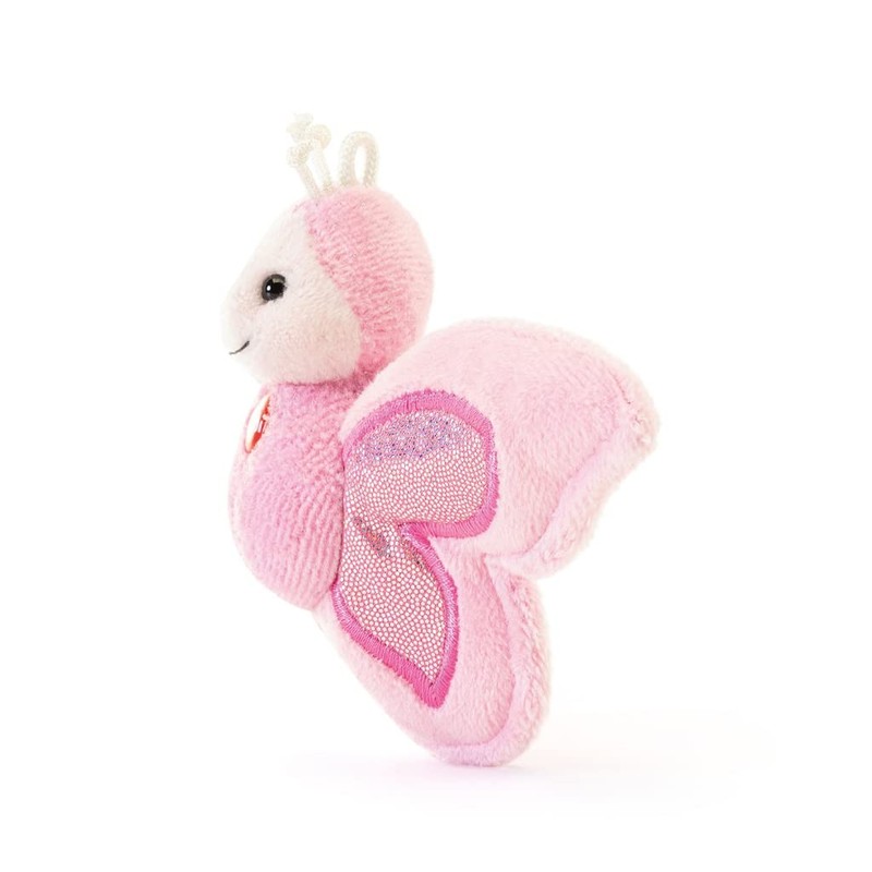 Trudi 51325 Butterfly Mini Plush, Pink, XXS