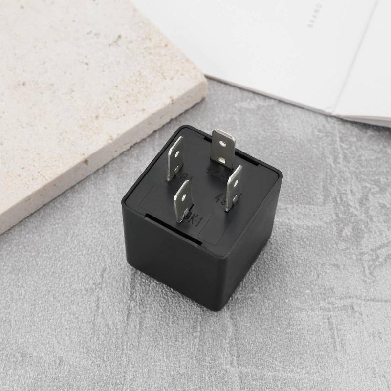 eMagTech 12.8V/162W 4-Pin Flasher Electronic Relay Max Power 130W LED
