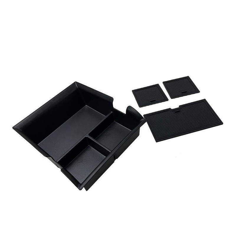 Center Console Organizer Tray Compartment Design Waterproof Armrest Storage Box