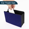 TUCKBOLD Car Trash Can Portable Seat Back Trash Bin Blue
