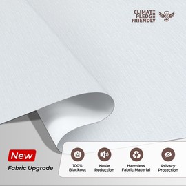 Allesin Zen Customize Cordless Roller Shades,Blackout Blinds for Windows Thermal Insulated,UV Protection Easy to Install for Home,Office, Bathroom,Custom